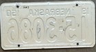 1950 Nebraska License Plate — photo 2