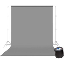 Savage Seamless Background Paper - 56 Fashion Gray w/ Free 2" x 4yd Black Tape