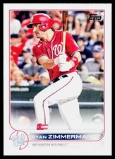 2022 Topps Ryan Zimmerman #296 Washington Nationals