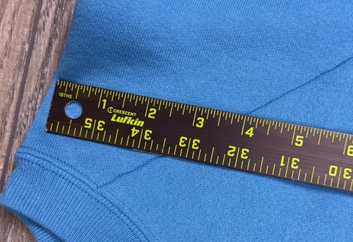 K.T. vintage Felpa girocollo Oslin blu XL Fruit Of The Loom made in USA LEGGI - Foto 14 di 21