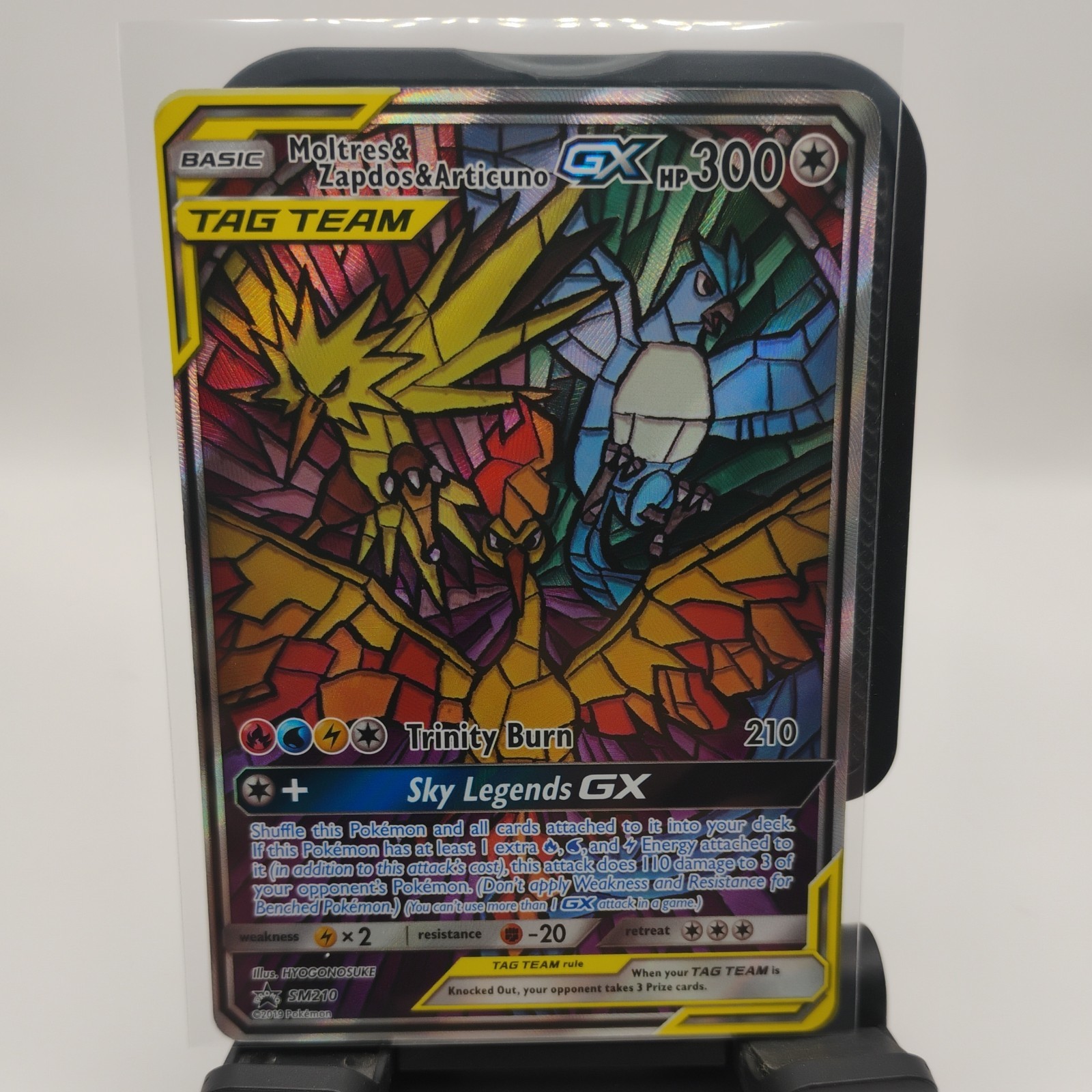 Moltres & Zapdos & Articuno GX SM210 Pokemon Sun & Moon Promo NM