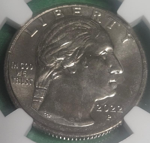 2022 P Washington Quarter MS66 Nina Otero Warren primo giorno emissione *spedizione gratuita* - Foto 4 di 4