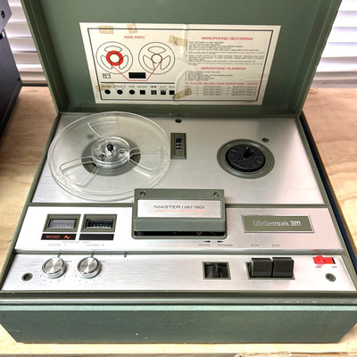 Wollensak 6030AV Reel to Reel Tape Recorder Powers On Untested 3M Vintage