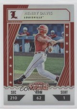 2021 Panini Elite Extra Edition College Tickets Optic Holo Henry Davis 0b3