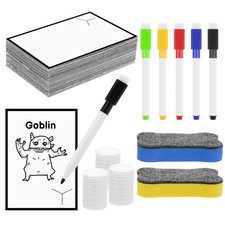 libfrnt 60 PCS Dry Erase MTG Tokens Index Cards, Reusable Mtg Tokens