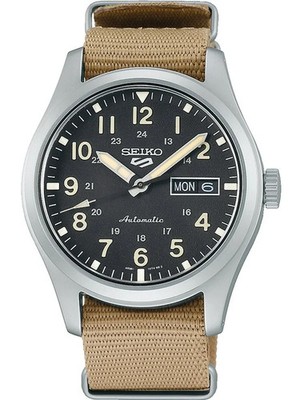 Seiko Men's 5 Sports Automatic Black Dial Watch - SRPG35K1 NEW