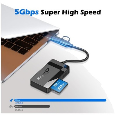 Multi-Card Reader for SD & Micro SD