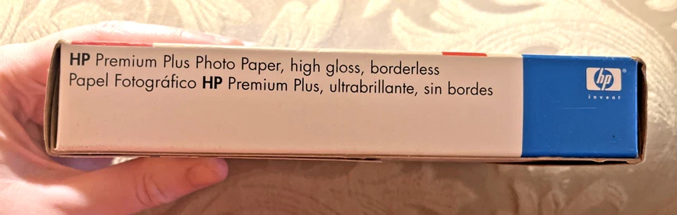 *NUEVO* HP Premium Plus Papel Fotográfico Alto Brillo Sin Bordes 100 Hojas 4x6 en Q6565A Foto 4 de 4