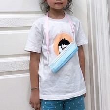 WLot De 4 Attaches Pour Masque De Protection Avec Cordon Et Bouton-pression Emp