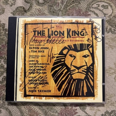 The Lion King Original Broadway Cast Recording Elton John CD ( Cast Signatures )