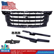New Black Grill Front Grille Fit 2022-2024 Chevy Silverado 1500 High Country US