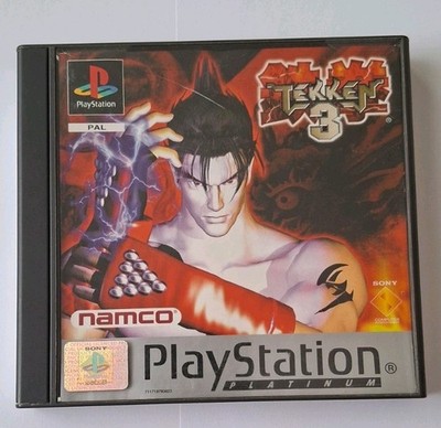 Sony PlayStation PS1 PSX Tekken 3 Platinum Komplett mit Anleitung