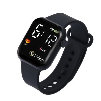 Solid Color Electronic Women's Men's Teen Watches in 8 Colors