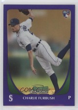 2011 Bowman Draft Chrome Retail Purple Refractor Charlie Furbush #37 00mp