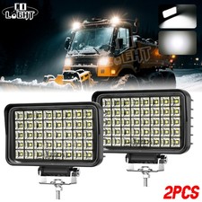 2x Powerful New 6X4 LED Work Light For Truck Flood Light 12V 24V Tractor lights