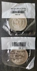 1883 O and 1884 O $1 Morgan Silver Dollars in Littleton Packets