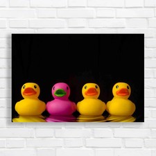 Rubber Ducks For A Fun Bathroom Experience Original Canvas Print Large Picture