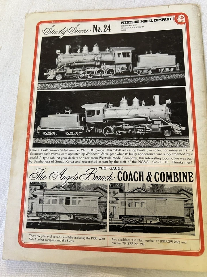 Narrow Gauge and Short Line Gazette Magazine January 1977 Model Railroads - Image 2 of 2