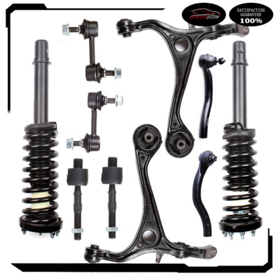 10Pc Front Complete Struts Lower Control Arms Kit For 2003-07 Honda Accord Acura