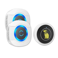 LIKEPAI Smart Bell 2 Ringers Pack,Wireless Electronic Dog Doorbell,LIKEPAI