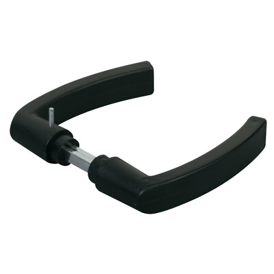 LOCINOX Drückerpaar 3006P aus Polyamid, Drückergarnitur für Gartentor 8mm Vierk.