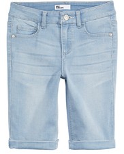 EPIC THREADS Big Girls Stretch Denim Bermuda Shorts sz 7 Thompson Wash Blue
