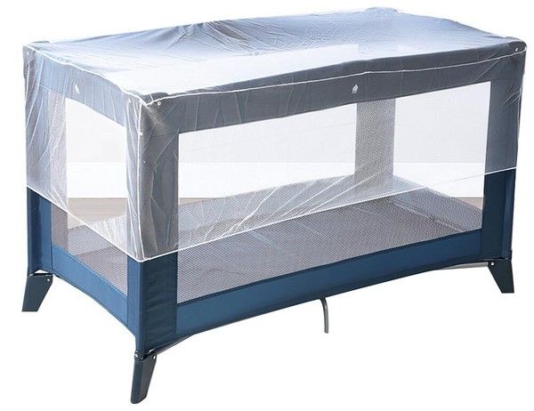 Moskitonetz FüR Babybett Reisebett Insektenschutz Kinderbett Weiß 130X70Cm-image