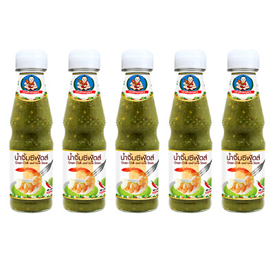 5 Healthy Boy Seafood Dipping Sauce Thai Cuisine Chilli Lime Spicy Sour 165 g.