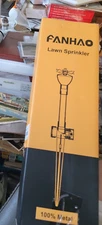 FANHOE Lawn Sprinkler 100% Metal Water Sprinkler With Heavy Duty Spike NIB
