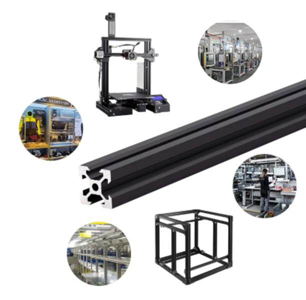 4PCS 2020 Aluminum Extrusion Profile V Slot Linear Rail EU Standard 200-1220mm