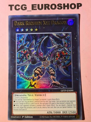 【requiem】 DARK REQUIEM XYZ DRAGON | YUGIOH | GFTP | 2021 | ULTRA RARE | 1st