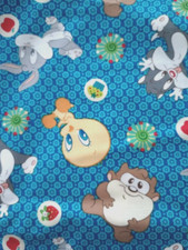 looney tunes babies fun fabric 14 by 9 inch blue