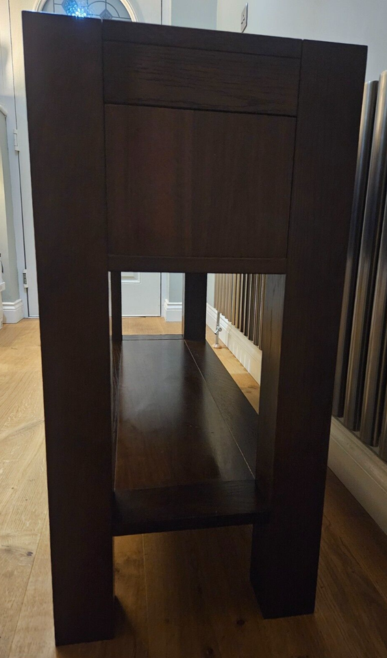John Lewis Solid dark wood console table/hallway table Free delivery