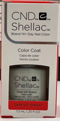 CND Schellackfarbener Mantel 7,3 ml - Gold VIP-Status