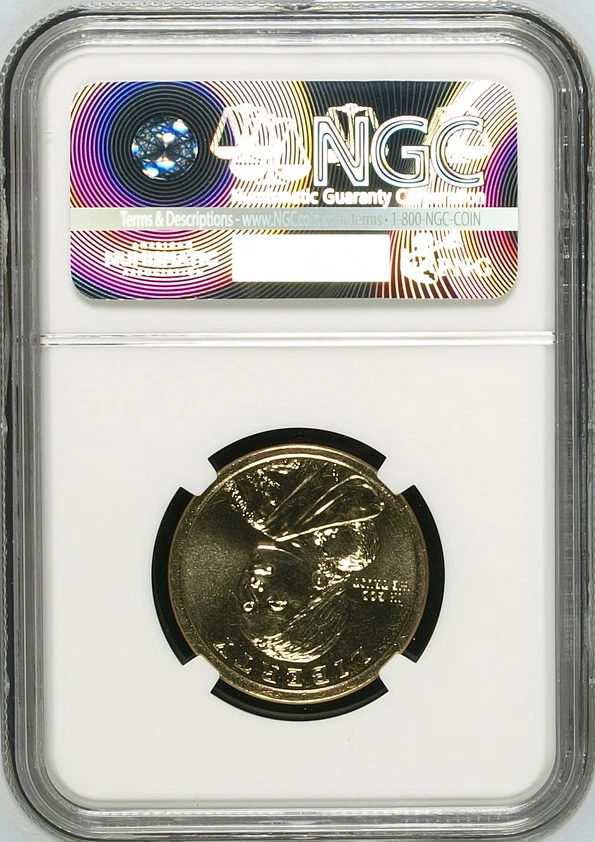 :2015-D $1 NATIVE AMERICAN NGC MS67PL PROOF-LIKE IRONWORKERS RARE R6 HIGH GRADES - Image 2 of 2
