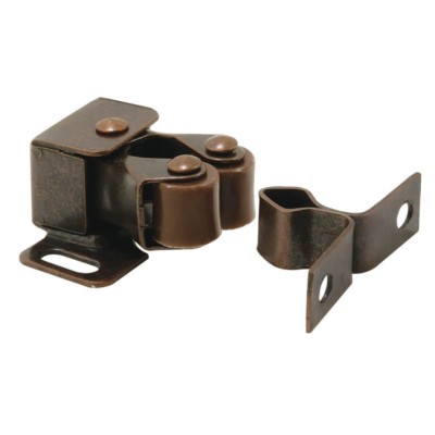 RV Designer H201 Metal Cabinet Door Roller Catch with Prong 2-pack RV Camper