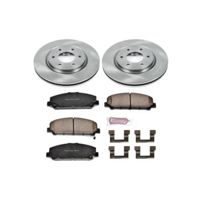 PowerStop Disc Brake Kit - Front - Fits Infiniti QX56 2008-2010, Nissan Armada 2