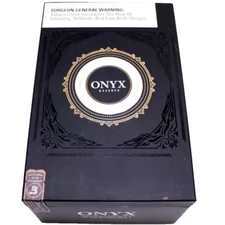 Onyx Reserve Churchill Empty Wooden Cigar Box 8" x 5" x 3.75"