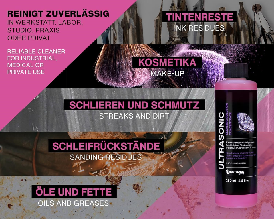 OCTOPUS Special Ultrasonic Cleaner, concentrate for use in ultrasonic