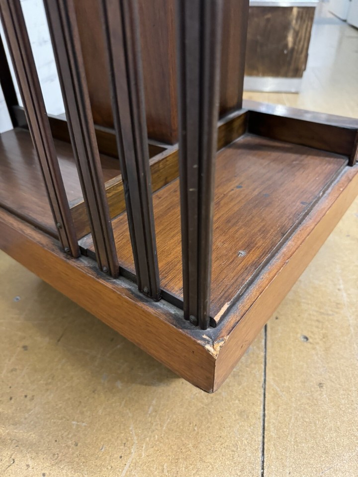 Mahogany Rotating Bookcase, Circa 1900 eBay