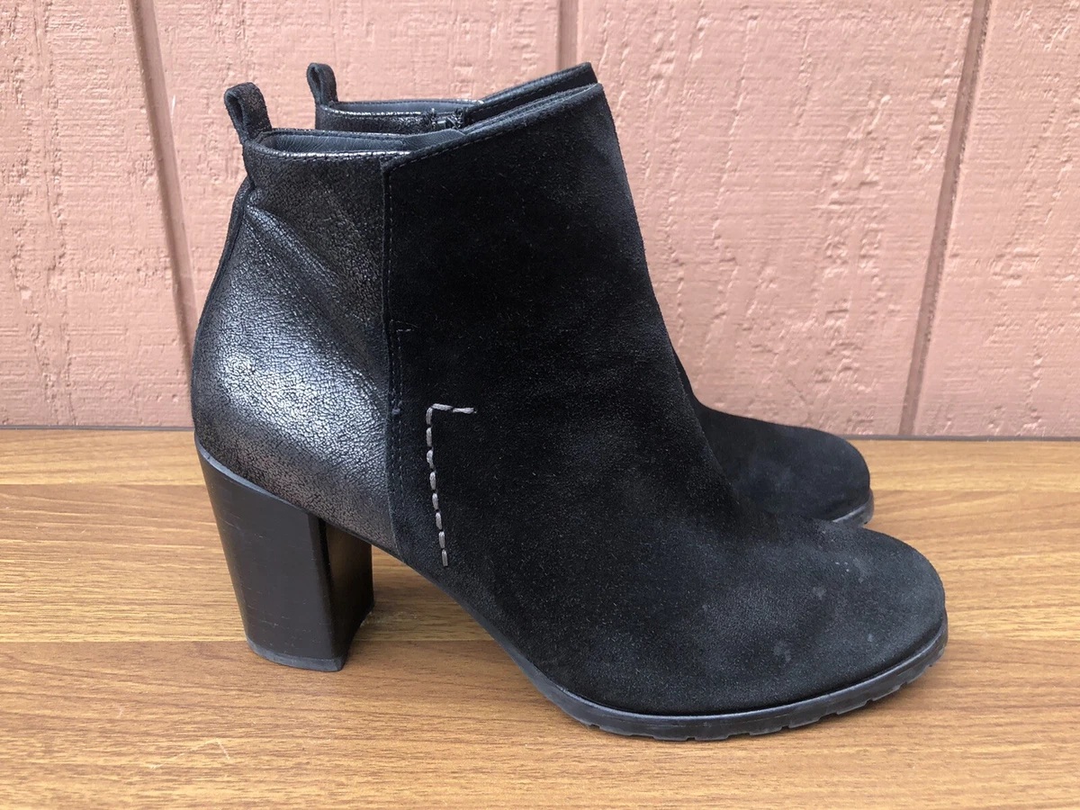Paul green black suede ankle shop boots