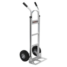 150KG Capacity Heavy-duty Aluminium Sack Truck - 250mm Pneumatic Rubber Wheels