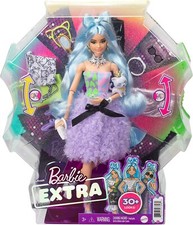 Barbie Extra Doll Accessories Set with Pet, Mix Match Pieces for 30 Looks,