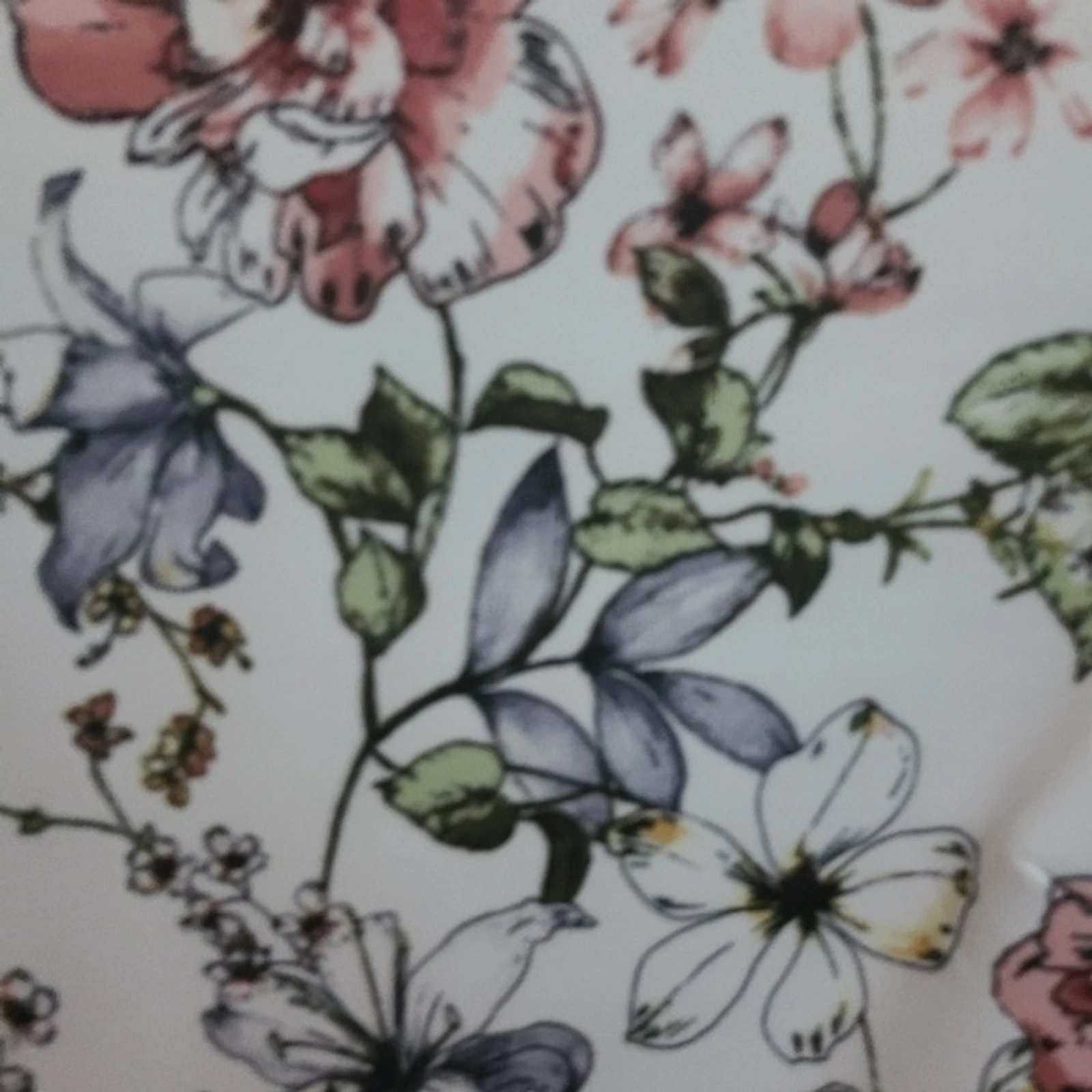 OFF WHITE Abito floreale svasato e aderente a strati Aqua Off White