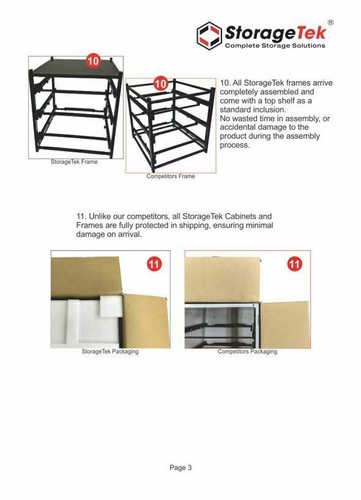StorageTek Van Storage Rack Shelving - Rola Case Rolacase Ezi-Pak VAS Compatible - Picture 7 of 7