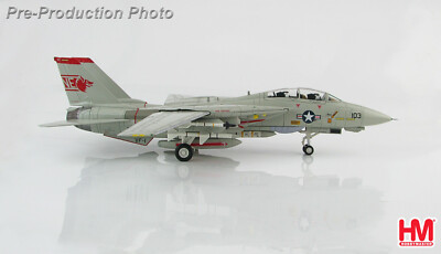 HOBBY MASTER 1/72 HA5224 F-14A TOMCAT VF-1 ''''WOLFPACK'''', 1991 ''''MI-8 KILLER'''' NEU IM VERPACK