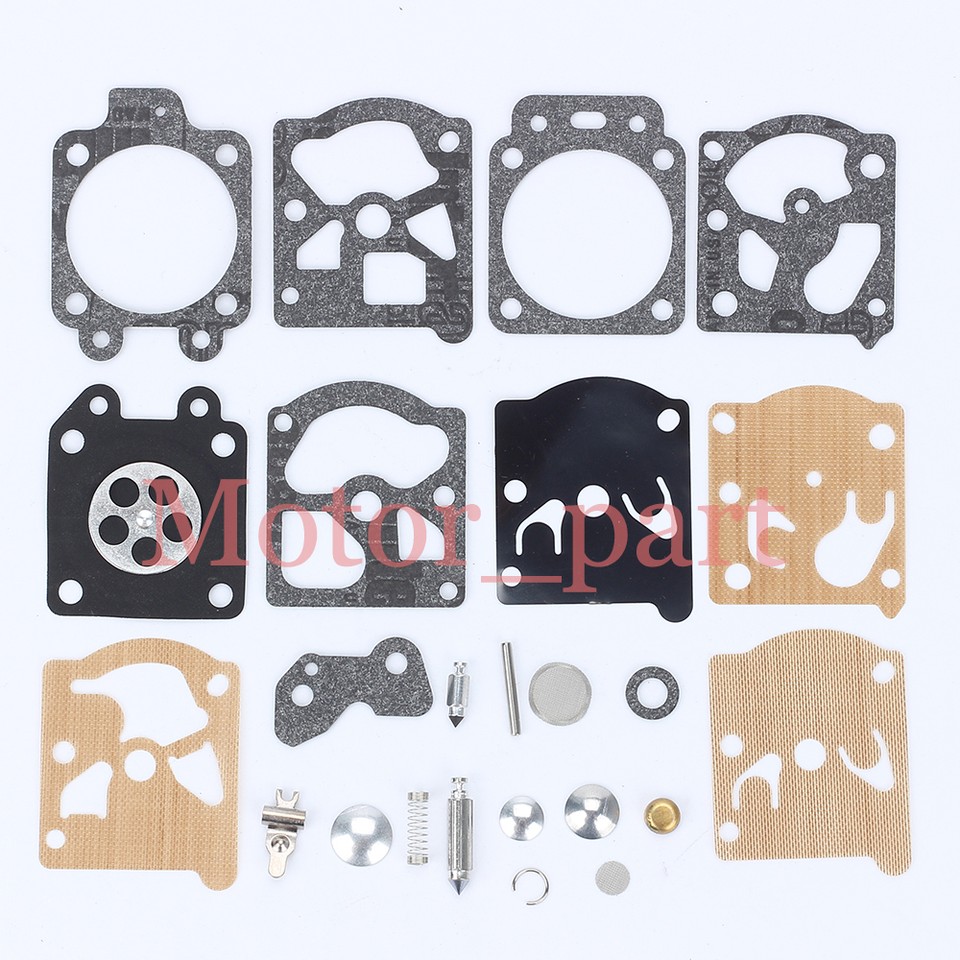 Kit Ricostruzione Carburatore Per Motosega Echo CS-360T, CS-330T, CS-400, CS-4200ES, Compatibile Walbro, Nuovo
