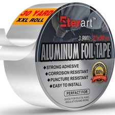 Aluminum Foil Duct Tape Heavy Duty,High Temperature Sealing and Patching for
