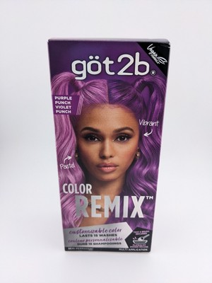 Got2B Color Remix Purple Punch Violet Punch 094 Hair Dye Semi-Permanent New
