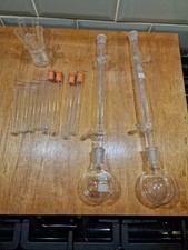 Job Lot Quickfit Chemistry Glassware Lab Liebig Condenser Pyrex England